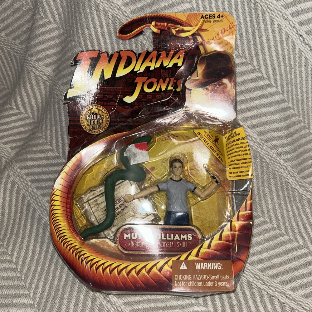 NIB 2008 HASBRO INDIANA JONES KINGDOM OF THE CRYSTAL SKULL MUTT‎ WILLIAMS D1